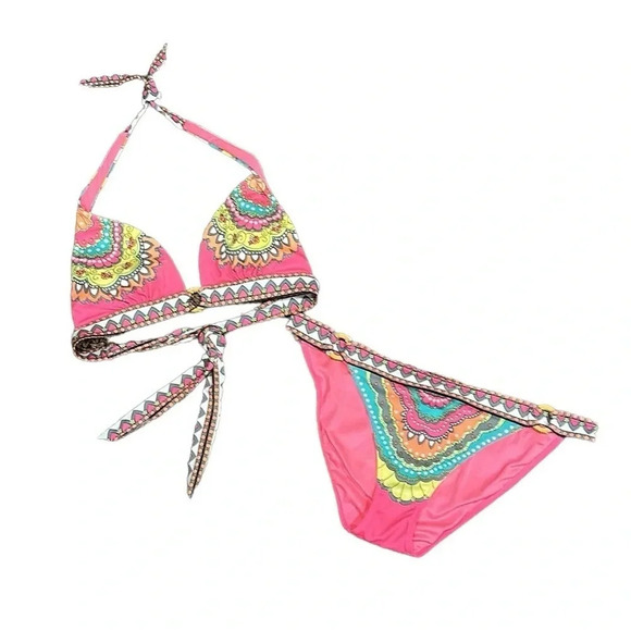 Victoria’s Secret Women’s Triangle Bikini Swimsuit Summer Beach Vacation Trendy - Picture 2 of 12